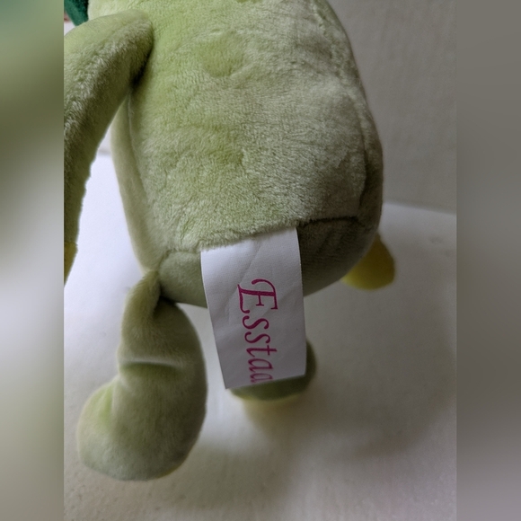 Smiling Green Plush Broccoli Stuffed Toy - Picture 3 of 5